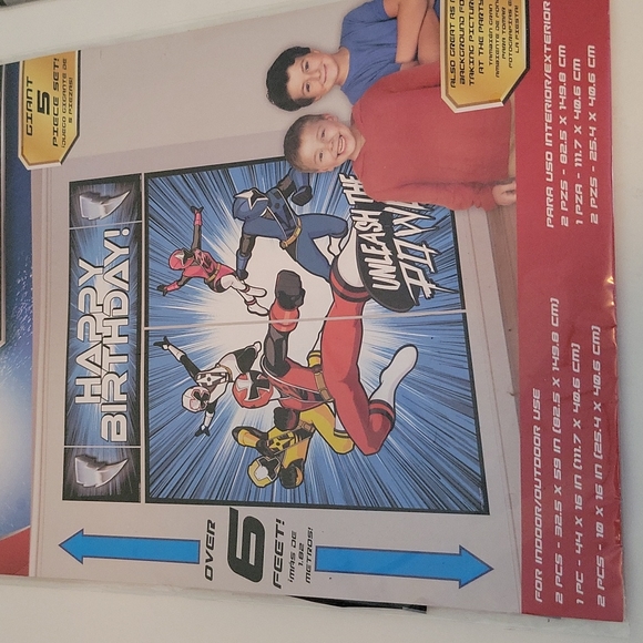 Power Ranger Party Supplies Nwt Power Rangers Party Pack Birthday